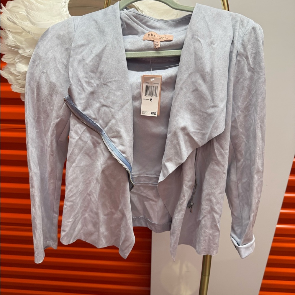 Philosophy Women's Light Gray or Blue Blazer
